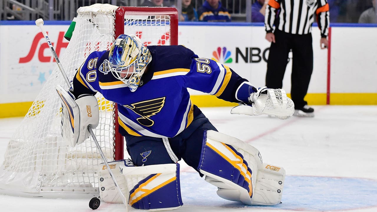 Blues beat Wild 2-1 behind Binnington's strong outing
